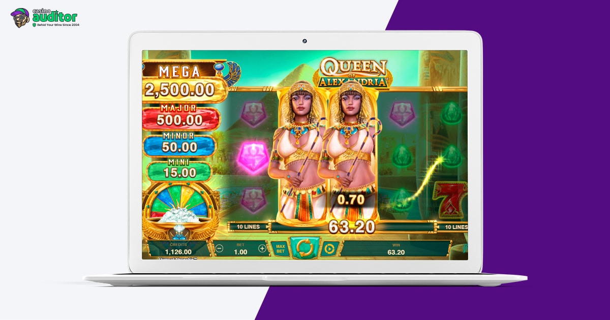 40 Free Spins for $1 on Queen of Alexandria slot